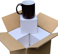 Cadeau d'anniversaire surprise petit ami petite amie mari femme maman papa céramique grès 11 oz couleur changeante tasse chauffante magique