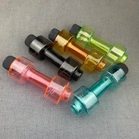 Bouteille de sport en gros en forme d'haltère, portable, réglable, pour boire directement, 550 ml, écologique, design original pour le camping