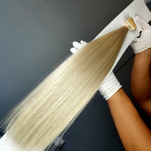 Dragonbeauty Factory 100% Remy Human Hair 10-30 Inches High Quality <b>Russian</b> Tape Hair Extensions Blonde color - Product Image 3