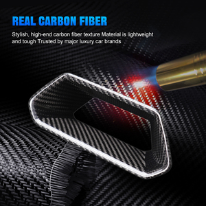 Cubierta de Asiento de Fibra de Carbono Real Shasha, Accesorios Interiores para Auto, para Seat Cupra 2021 2022 2023 2024 2025 - Product Image 4