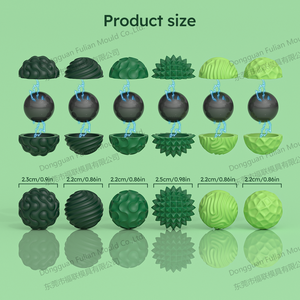 Lot de 6 balles sensorielles magnétiques en silicone de qualité alimentaire sans BPA, jouets de voyage pour la salle de classe, à presser pour apaiser l'autisme - Product Image 6