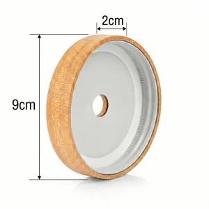 Tapa de bambú WeWood de Vietnam para tarros Mason, ecológica y reutilizable, cubierta de madera natural para vasos de vidrio redondos - Product Image 4