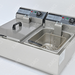 <span class=keywords><strong>Friteuse</strong></span> électrique commerciale <span class=keywords><strong>6</strong></span>+6L pour restaurants de restauration rapide, hôtels, magasins d'alimentation - pour usage domestique, frites, poulet frit - Product Image 4