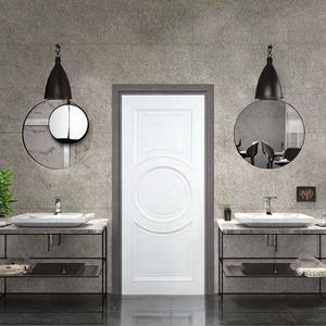 ประตูภายในสำเร็จรูป วัสดุไม้โพลีเมอร์กันน้ำ ดีไซน์ทันสมัย สำหรับห้องนอน โรงแรม ห้องน้ำ - Product Image 3