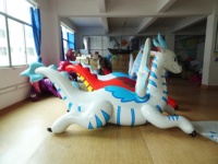 Nouveau design 2026 : Dragon bleu gonflable publicitaire personnalisé en forme d'animal, en carton, à vendre