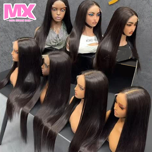 Parrucche in <span class=keywords><strong>Capelli</strong></span> Umani HD 360 Senza Colla, Parrucca Frontale in Pizzo Trasparente 360 Pre-Preparata, Pronta all'Uso - Product Image 5