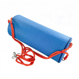 Columpio Físico Moderno con Sistema <span class=keywords><strong>de</strong></span> Cables y Columna Cuadrada <span class=keywords><strong>de</strong></span> <span class=keywords><strong>Madera</strong></span> para Exteriores, para Niños - Product Image 6