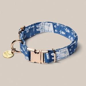 Collar para Perro Personalizado, Talla S, con Estampado de Animales, Cómodo, de Algodón, Elegante, Ajustable, Suave y Duradero, Venta al Por Mayor - Product Image 1