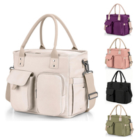 Sac isotherme souple PEVA avec doublure intérieure anti-fuite, grande ouverture et bretelles pour le transport