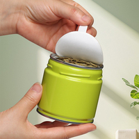Boîte en fer blanc personnalisée 30-100g pour Matcha, avec couvercle hermétique, conteneur alimentaire pour le stockage de thé, café en poudre, capsules, avec étiquette logo