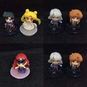 Set di Statuette PVC Q per il 25° Anniversario di Sailor Moon, Scala 1:48, Principessa Serenity, Tuxedo Mask, <span class=keywords><strong>Cattivi</strong></span>, Decorazione da Collezione, Regalo Anime - Product Image 4