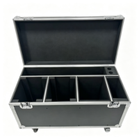 Ensemble complet OEM de flight case pour enceintes Bose S1, BMB et microphones, avec support à ouverture rabattable et 4 roues