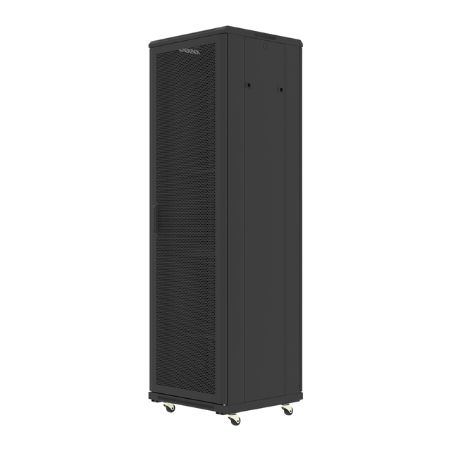 High Performance 19inch Network Rack Cabinet SPCC Cold Rolled Steel Black 2055mm Depth Stocked Otrans