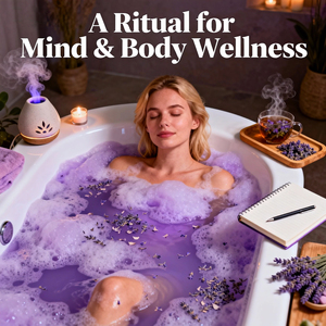 Set Regalo Bagno Multicolore di Lusso per Donna, Idratante, Naturale, con Oli Essenziali Vegani, Confezione Personalizzata, Vendita all'Ingrosso - Product Image 5