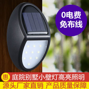 Lámpara Solar de Pared con 10 LED, Impermeable, para Jardín, Patio o Balcón - Product Image 5