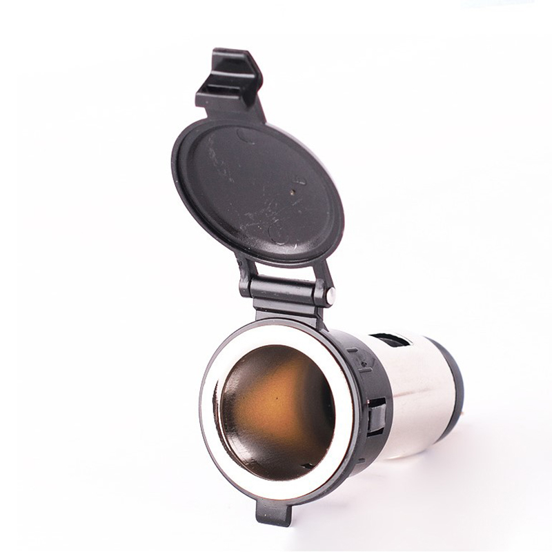 Presa accendisigari marina automatica da 12 V Presa di ricambio per presa CC automatica femmina con fusibile e copertura impermeabile  34