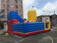 Château gonflable en PVC commercial à thème Simpson, toboggan et parc unisexe pour enfants et adultes, châteaux gonflables