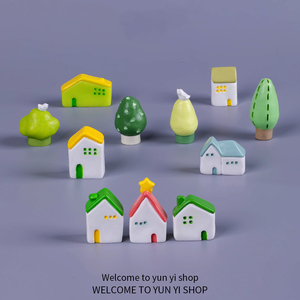Miniature de maison de <span class=keywords><strong>conte</strong></span> de fées en résine, artisanat fait main pour scène de diorama moussé, décoration intérieure - Product Image 4