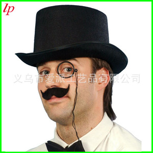 Chapeau de vampire d'Halloween avec motif sanglant, chapeau haut de forme, accessoire de costume de cosplay LPH0049 - Product Image 3
