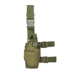 Outdoor Camouflage Tactical Leg Holster 900D Oxford Waterproof Multi-functional Drop Leg Holster