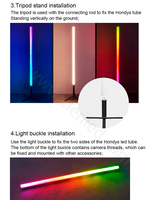 Éclairage Sans Fil Batterie Led Tubes Dj Lumière Couleur Sans Fil DMX Pixel Tube pour Scène Événement Divertissement DJ Lumière
