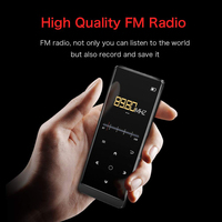 Lecteur MP3 numérique Benjie D35 avec écran tactile 2,4 pouces, radio FM 5,2, enregistreur vocal, livre électronique, Flac, autonomie de la batterie de 15 à 20 heures