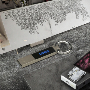 Tùy chỉnh 1/2/4/8/16/32/64/128GB 2.0 <span class=keywords><strong>USB</strong></span> Flash Drive New mini Kim Loại Stick thumbdrive với Keychain & bút Quà tặng khuyến mãi Pendrive - Product Image 4