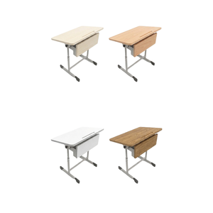 High Quality Adjustable Student Desk Melamine Particle Board Metal Frame Height Adjustable <b>Study</b> <b>Table</b> For School Home Use - Product Image 1