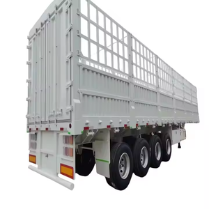 Semirremolques Personalizados con Valla de Estacas para el Transporte de Maíz/Arroz/Algodón/Animales - Product Image 1