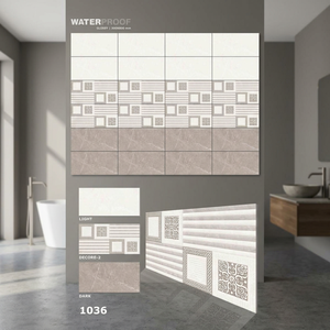 Intérieur numérique 300x600mm 30x60cm 12x24 carreaux de mur en céramique moule ligne de glaçure carreaux de mur en porcelaine conception pour la décoration - Product Image 3