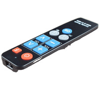 Control remoto de botón grande de suministro de fábrica para ancianos, aprendizaje infrarrojo, TV, DVD, calentadores de agua, ventiladores eléctricos de luz de Audio