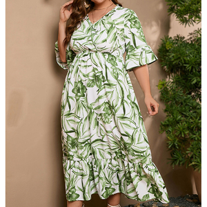 2024 Câu Lạc Bộ Nữ, trang phục váy không tay Vòng cổ chặt chẽ in mini ăn mặc thanh lịch mùa Hè Dresses đối với phụ nữ/ - Product Image 5