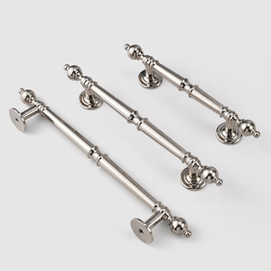Cabinet <b>Door</b> Handles <b>Silver</b> Nickel Plated Novelty Shape French Style Durable Wardrobe Drawer <b>Knobs</b> - Product Image 2