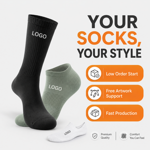 Custom <b>Socks</b> Manufacturer Wholesale OEM ODM Logo Cotton Sports Crew Ankle <b>Socks</b> Men Athletic <b>Running</b> Tennis Breathable Quality - Product Image 4
