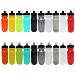 BPA Free Hochwertige 600ml Silikon Sport getränk Kunststoff Wasser flasche Outdoor Bike Fahrrad Radfahren Berg Mit Custom Logo