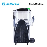 Machine à slush intelligente Donper à deux bacs pour cocktails/jus