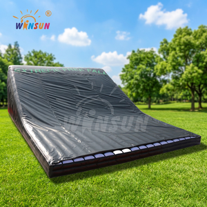 Parcours d'obstacles gonflable géant WINSUN - Matériel PVC certifié CE, sans plomb et ignifuge, toboggan automobile à vitesse extrême pour jeux sportifs - Product Image 1