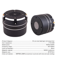 TT-4599 Haut-parleur de compression N45SH en néodyme 400W avec bobine vocale de 3,5 pouces et double diaphragme de 89 mm pour haut-parleur PA OEM
