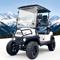 Voiturette de golf électrique surélevée Coastal >8 places, batterie lithium, 30-50 km/h, moteur AC, autonomie 90 km, certifiée CE, résistante à la corrosion