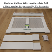 Cache-radiateur Timberlume blanc peint sur mesure, qualité supérieure, OEM ODM pour les marques domestiques européennes et américaines, best-seller au Royaume-Uni, mini 780 mm, fabriqué en Chine