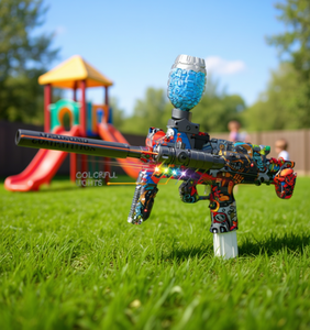 Pistolet à eau électrique MP7 en plastique, jouet d'extérieur unisexe pour enfants, design coloré pour un plaisir garanti - Product Image 2