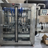 Ligne de remplissage automatique directe usine pour lotion, gel douche, huile alimentaire, ketchup et pâtes épaisses