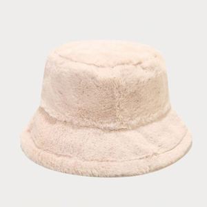 Sombrero de Pescador de Piel Sintética de Conejo de Color Sólido, Cálido y Afelpado para Mujer, Ideal para Invierno y Actividades al Aire Libre, Personalizable - Product Image 4