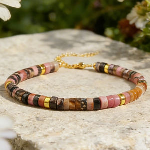 Pulsera de Cuentas Ajustable de Cuarzo Rosa para Mujer, Tendencia 2026, Cristal Rosa, Sanación, Amor Propio, Reiki, Piedra Energética, Regalo para el Día de la Madre - Product Image 3