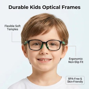 Vente en gros <span class=keywords><strong>de</strong></span> <span class=keywords><strong>lunettes</strong></span> optiques <span class=keywords><strong>pour</strong></span> enfants flexibles en TR90 avec sangle détachable, légères, incassables, antidérapantes, sûres et confortables - Product Image 2
