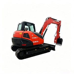 Mini-excavatrice KX080 avec moteur Kubota - Certifiée EPA CE - Product Image 1