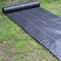 Toile tissée anti-mauvaises herbes, tapis de contrôle des adventices, barrière en tissu paysager, couverture de sol agricole