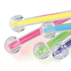 Modern klasik 37cm 38cm pemanjang akrilik warna-warni seni minuman pengaduk tongkat aduk panjang - Product Image 4