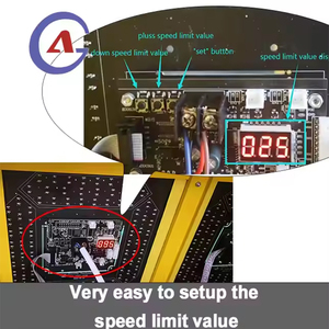 Ga ngoài trời di động nhôm năng lượng mặt trời Radar hiển thị tốc độ dẫn dấu hiệu giao thông tốc độ giới hạn bảng phát hiện kiểm soát an toàn đường cao tốc - Product Image 2