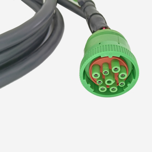 ヘビーデューティーJ1939TYPE 2 Yケーブル9ピンドイツプラグ-メスHD10-9-1939PコネクタDB15オスカートラック診断ケーブル - Product Image 3